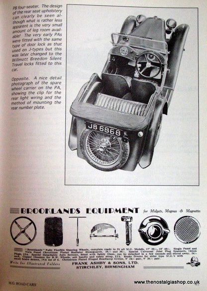M.G. Road Cars Volume One 1929-1936 (ref b113)