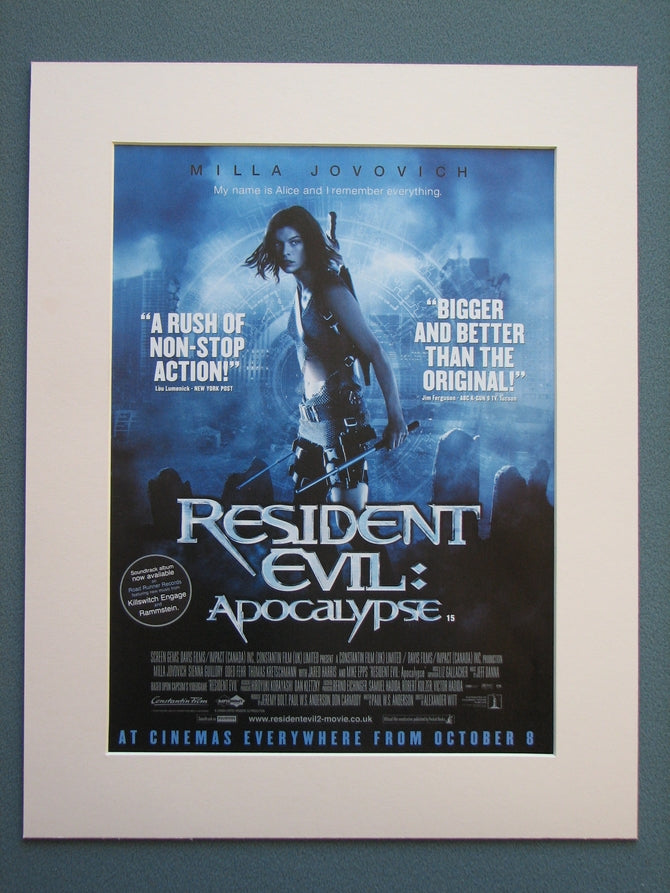 Resident Evil Apocalypse 2004 Original advert (ref AD746)