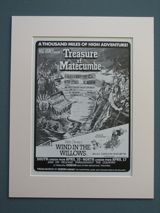 Treasure Of Matecumbe Original Advert 1977 (ref AD668)