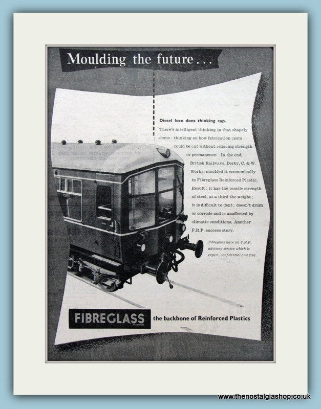 Fibreglass Plastics Original Advert 1955 (ref AD2297)