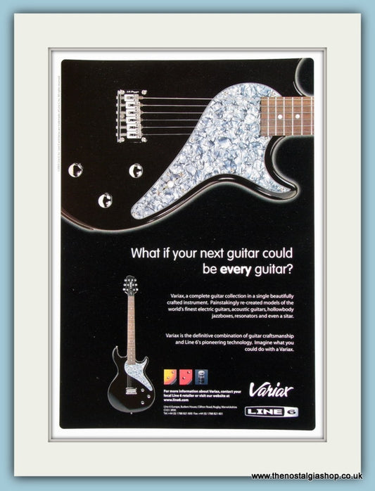 Variax Guitars. Original Advert 2003 (ref AD2202)