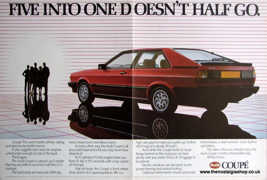 Audi Coupe 1982 Original Advert (ref AD1706)