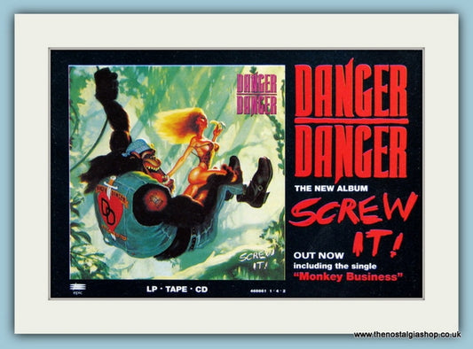 Danger Danger Original Advert 1992 (ref AD1981)