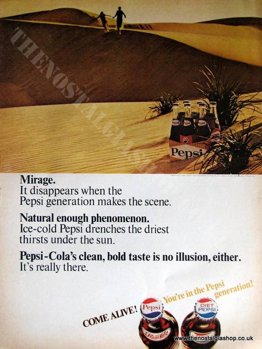 Pepsi Cola Original Advert 1964 (ref AD4029)