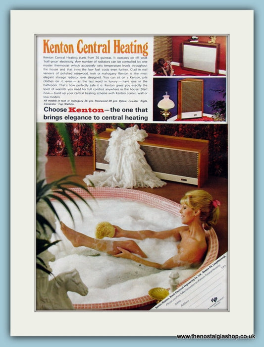 Kenton Central Heating Original Advert 1967 (ref AD2371)
