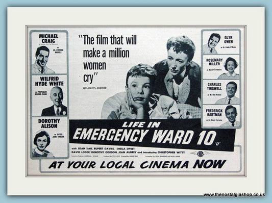 Life In Emergency Ward 10, 1959 Original Advert (ref AD3235)