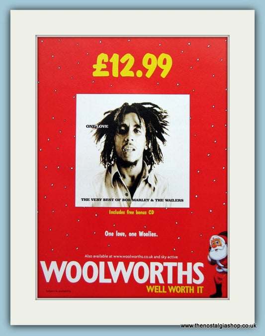 Bob Marley And The Wailers One Love Original Music Advert 2001 (ref AD3474)