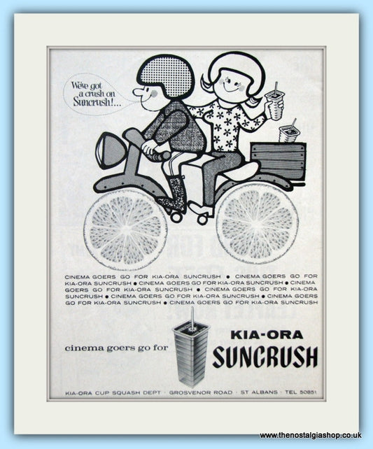KIA-ORA Original Advert 1964 (ref AD4828)