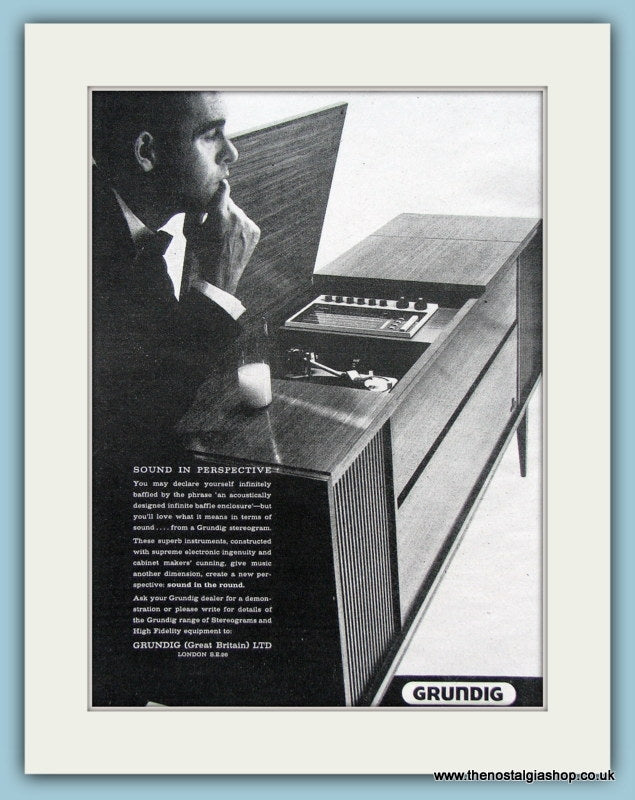 Grundig Stereogram Original Advert 1964 (ref AD3856)
