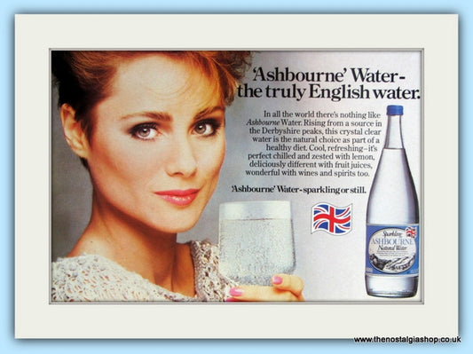Ashbourne Natural Water. Original Advert 1984 (ref AD4801)