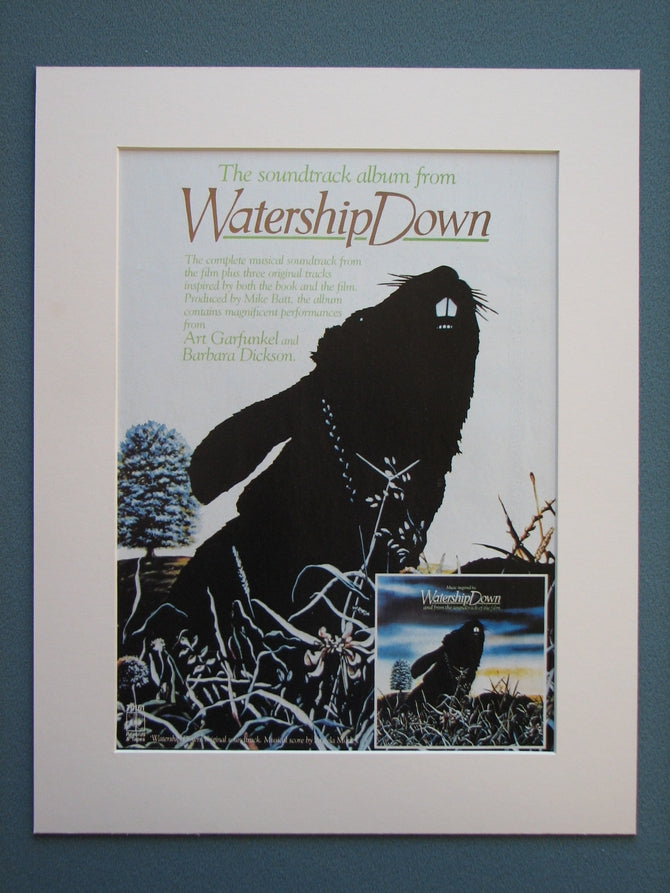 Watership Down 1978 Original advert (ref AD741)
