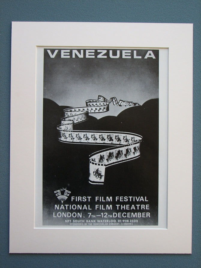 Venezuela First Film Festival 1978 Original advert (ref AD703)