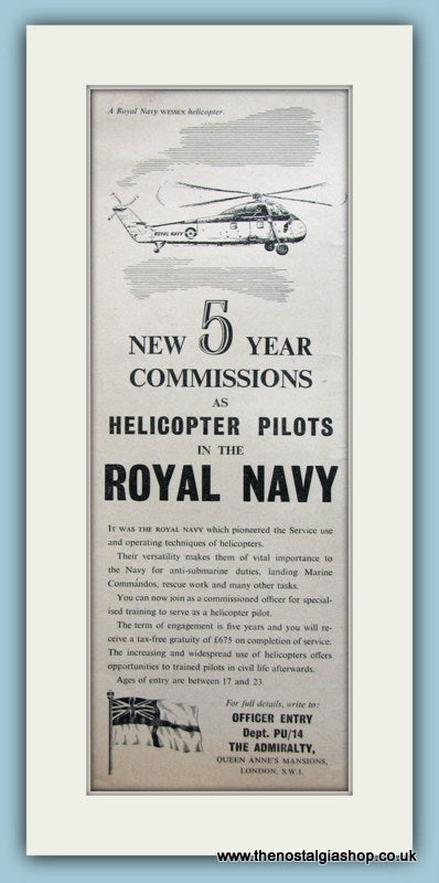 Ad6059 Armed Forces and Military Adverts – Page 2 – The Nostalgia Shop