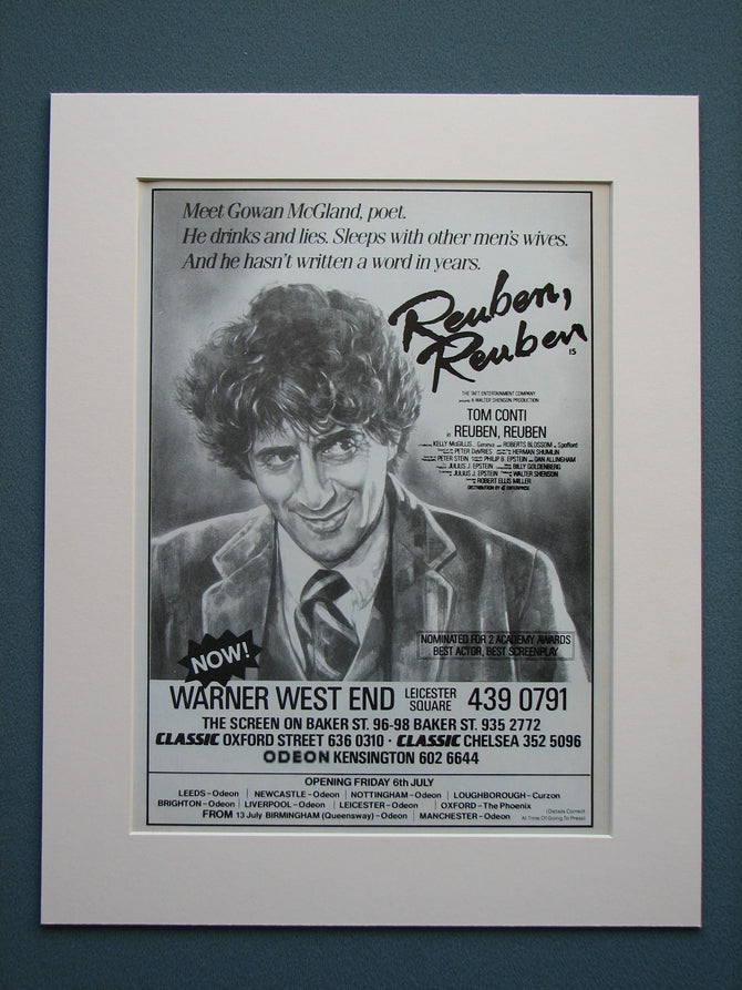 Reuben Reuben Original Advert 1984(refAD566)