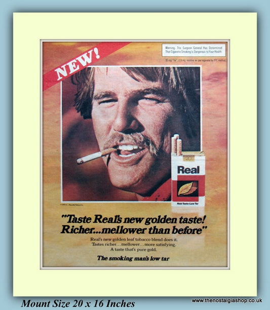 Real Cigarettes Original Advert 1979 (ref AD9453)