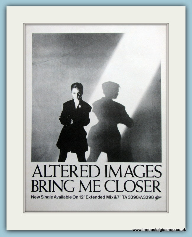 Altered Images Bring Me Closer 1983 Original Advert (ref AD3068)