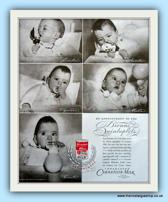Carnation Milk. Original Advert 1955 (ref AD8120)