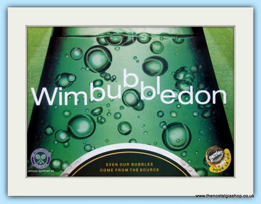 Perrier. Wimbubbledon. Original Advert 1998 (ref AD4852)
