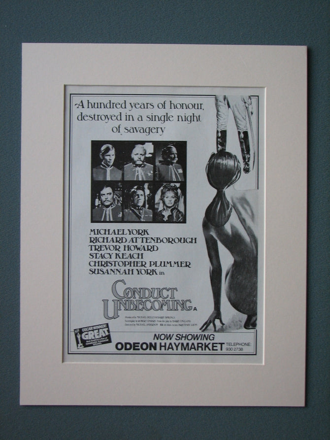 Conduct Unbecoming Original Advert (AD520)