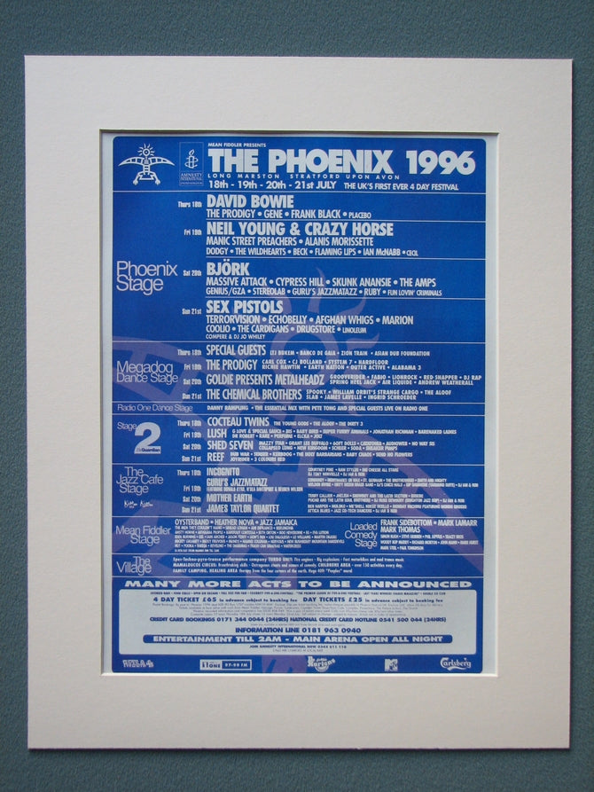 The Phoenix 1996 event Original Advert (ref AD880)