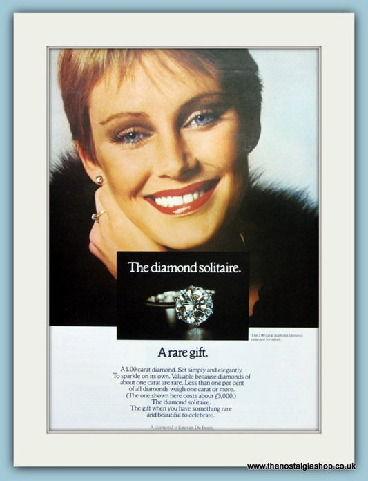 De Beers Diamonds Original Advert 1978 (ref AD6234)