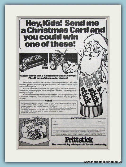 Pritt Stick Offer Original Advert 1983 (ref AD2617)
