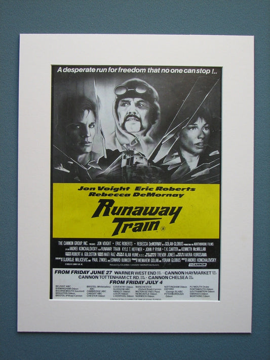Runaway Train 1986 Original advert (ref AD551)