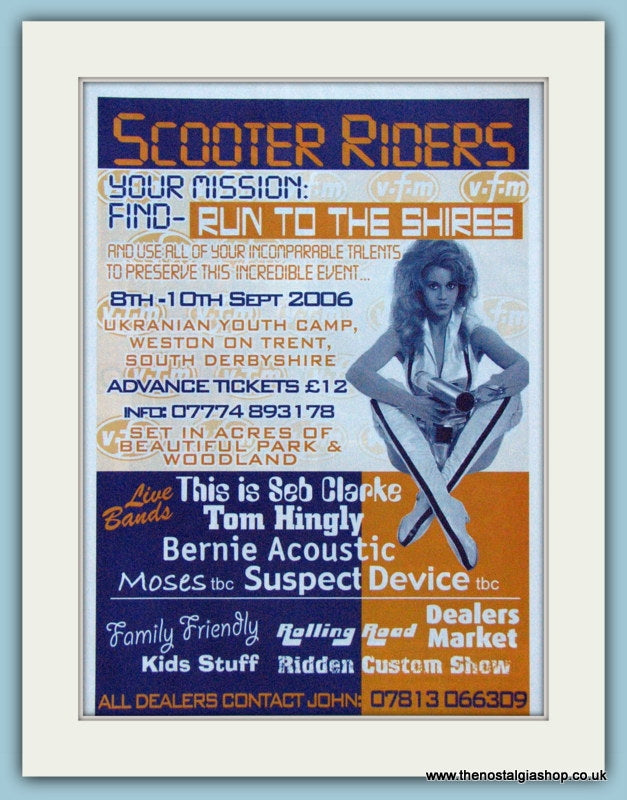 Run To The Shires, Scooter Event Advert 2006 (ref AD4100)