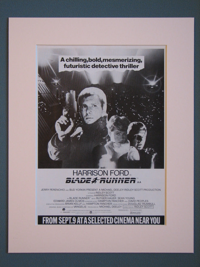 Blade Runner  Original advert 1982 (ref AD403)