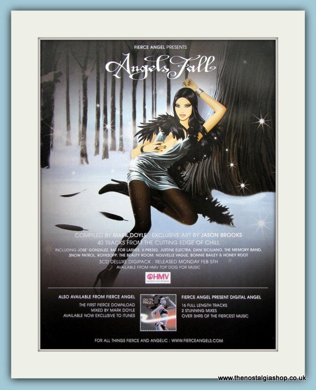 Angels Fall Fierce Angel 2007 Original Advert (ref AD3057)