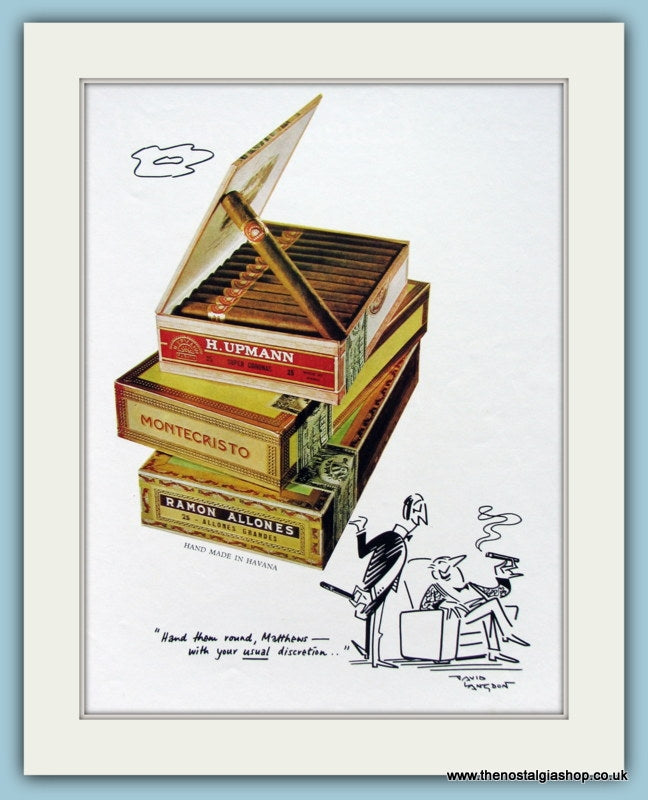 Havana Cigars. Original Advert 1968 (ref AD6039)