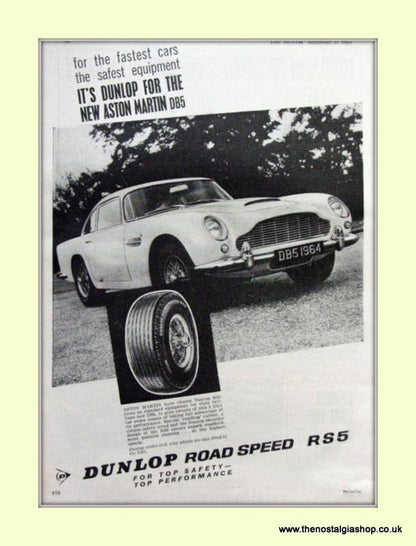 Aston Martin DB5 Set Of 4 Original Adverts 1963 (ref AD6722)
