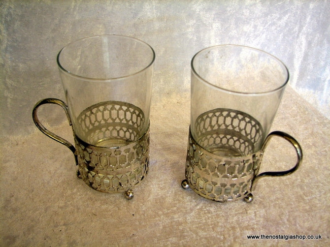 Glass Cups Set of two (ref nos75)