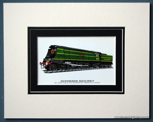 Southern Railway 'Blackmore Vale' Mounted Print (ref SP33)