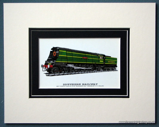 Southern Railway 'Blackmore Vale' Mounted Print (ref SP33)