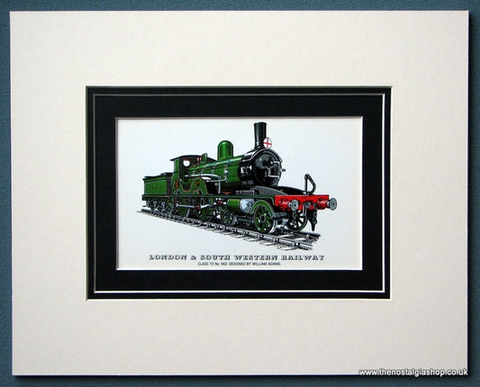 London & South Western Rly Mounted Print (ref SP71)