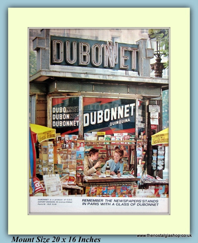 Dubonnet Drink Original Advert 1963 (ref AD9418)