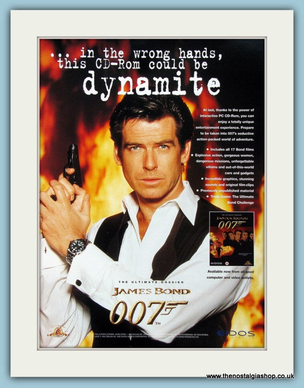 007 James Bond Computer Game Original Advert 1997 (ref AD4031)