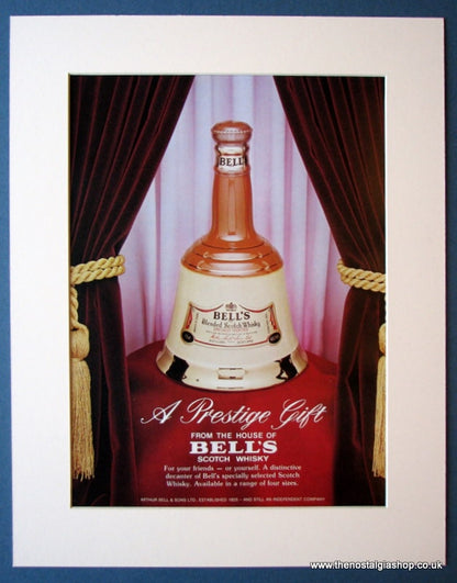 Bell's Scotch Whisky. Set of 3 Original adverts 1982 & 1986 (ref AD1190)