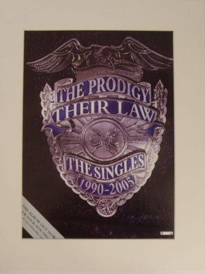 The Prodigy, Their Law - The Singles 1990-2005 original advert(AD5131K)