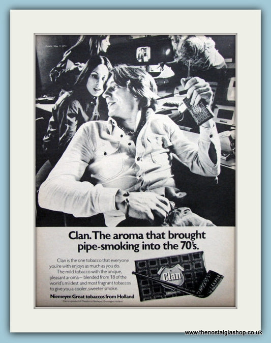 Clan Tobacco Original Advert  1973 (ref AD6162)