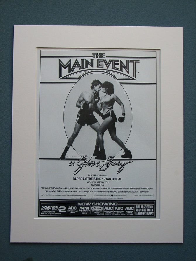 The Main Event 1979 Original advert (ref AD558)