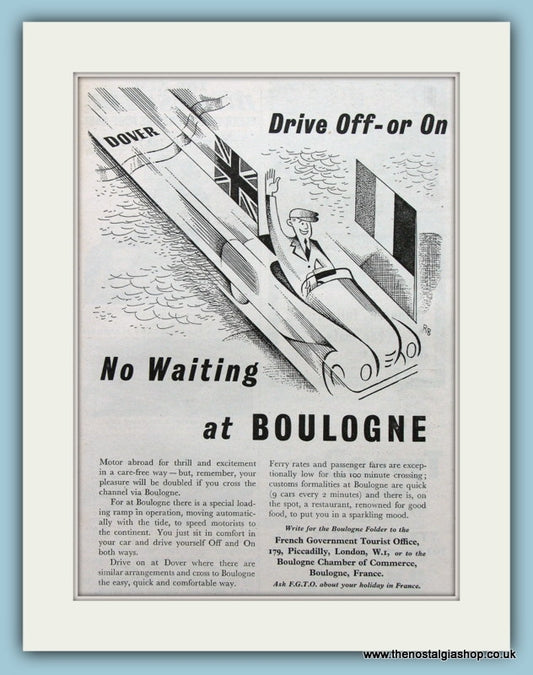 Dover Port Original Advert 1954 (ref AD2316)