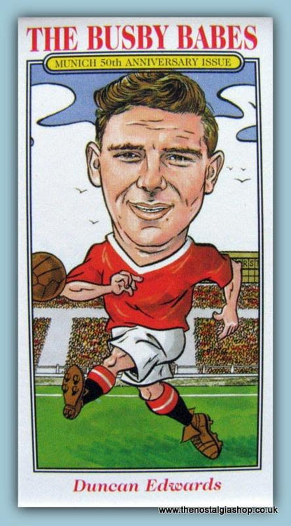 Manchester United. Busby Babes 50th Anniversary Football card set