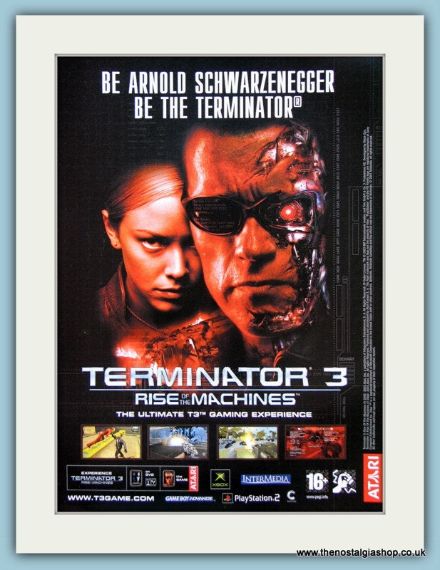 Terminator 3 Rise Of The Machines Original Advert 2003 (ref AD3993)