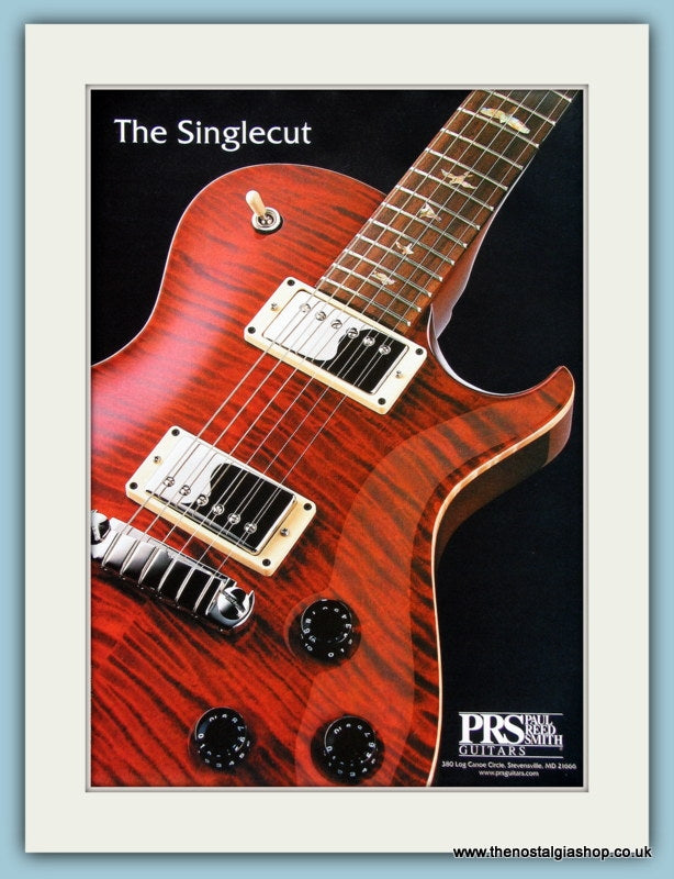 Paul Reed Smith Guitars Original Advert 2001 (ref AD2343)