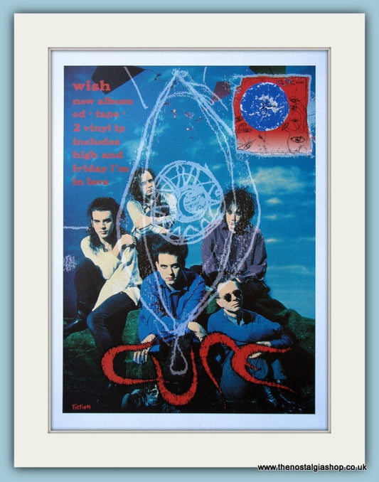 The Cure Wish Original Advert 1992 (ref AD4116)