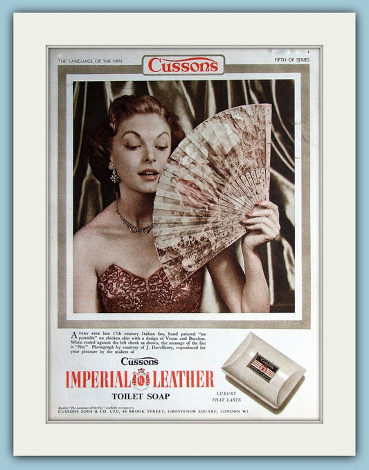 Cussons Imperial Leather Toilet Soap Original Advert 1954 (ref AD3717)