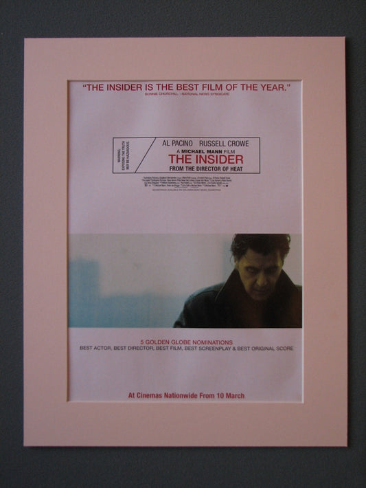 The Insider 2000  Original advert (ref AD537)