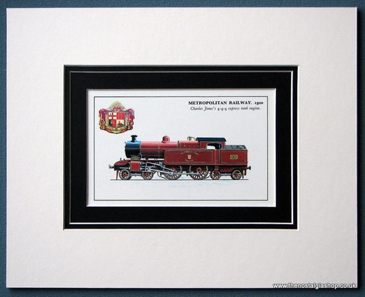 Metropolitan Railway 1920 Mounted Print (ref SP2)